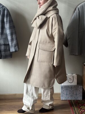 Пуховик Herda из 100% шерсти Ralph Loren Beige