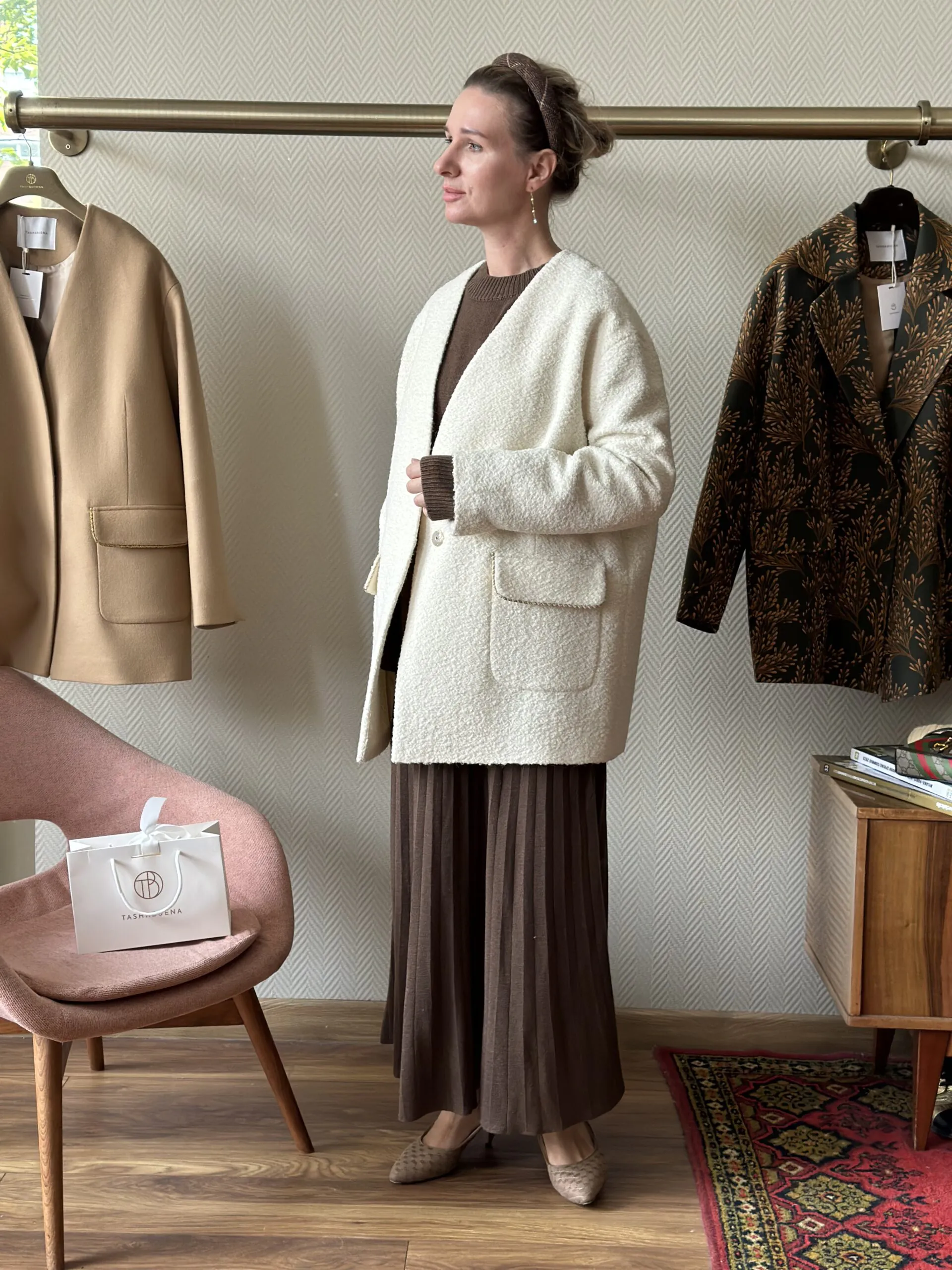 Свитер БоБо из 100% кашемира LoroPiana Какао Крем