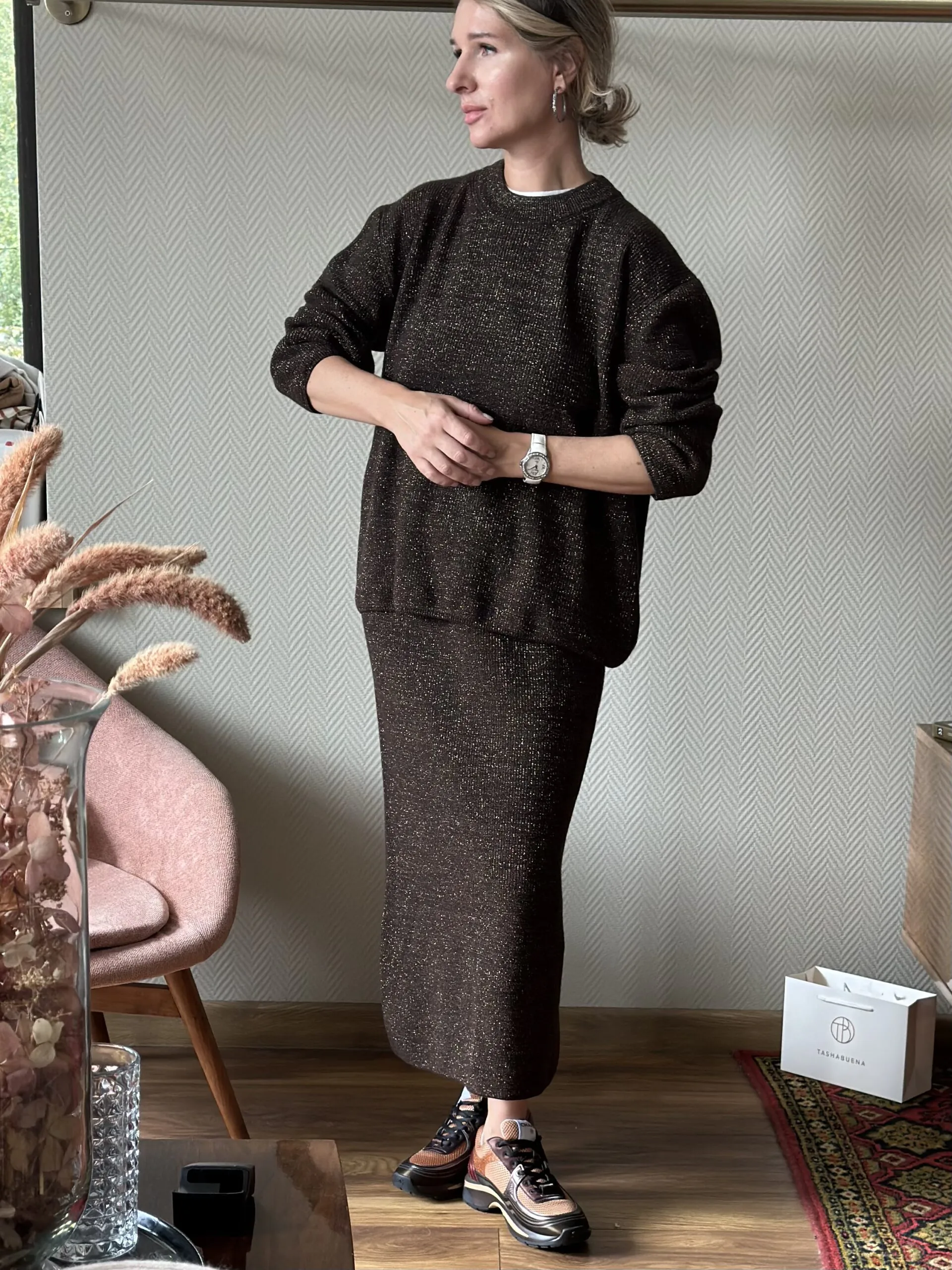 Костюм из 100% кашемира LoroPiana Грета Трюфель 1 Костюм из 100% кашемира LoroPiana Трюфель