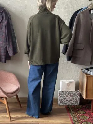 Свитер Оверсайз из 100% кашемира LoroPiana Лес