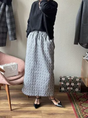Юбка Хлопок Ромб