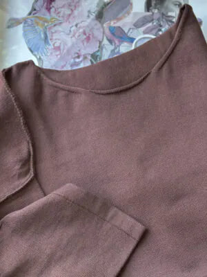 Лонгслив из итальянского хлопка Cosy Brownie