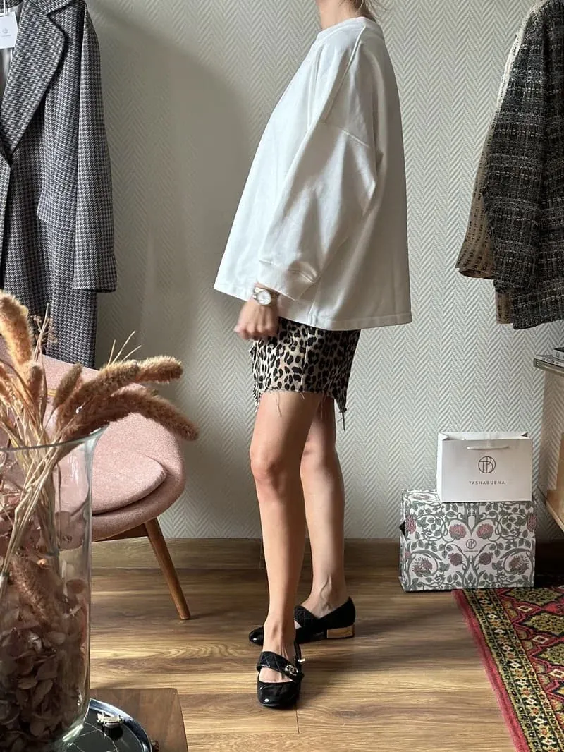 Свитшот из плотного хлопка Cosy White
