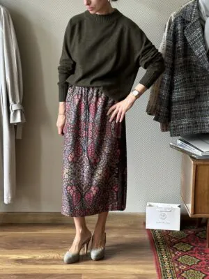 Джемпер Наследие из 100% Baby кашемира LoroPiana Венеция меланж Джемпер Наследие из 100% Baby кашемира LoroPiana Венеция меланж