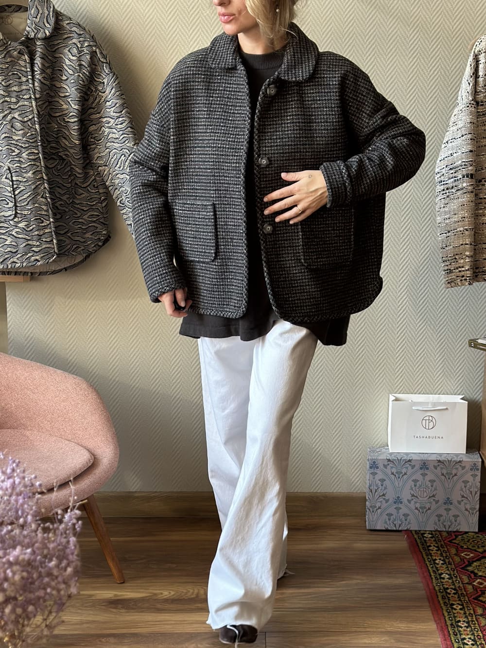 Куртка из шерсти Zegna Серая