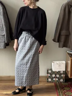 Свитер БоБо из 100% Baby кашемира LoroPiana Венеция меланж