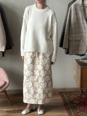 Юбка Cosy Chic из французского жаккарда Анемон
