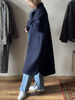 Пальто из шерсти, кашемира и шелка Мистерия
