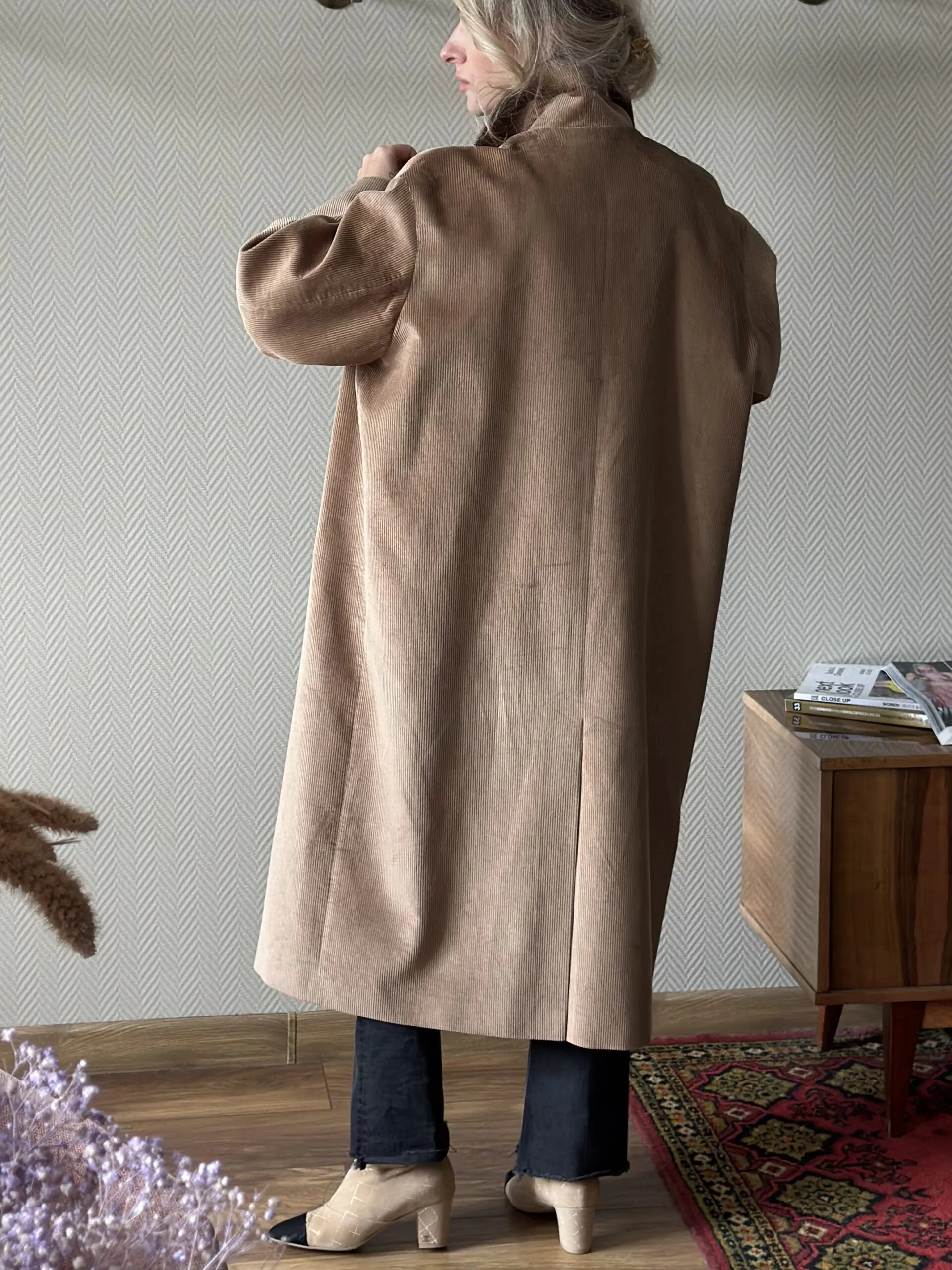Пальто из вельвета Ральф Лорен Анук