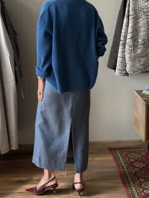 Юбка Cosy Chic из шерсти, шелка и льна Loro Piana АктэЯ