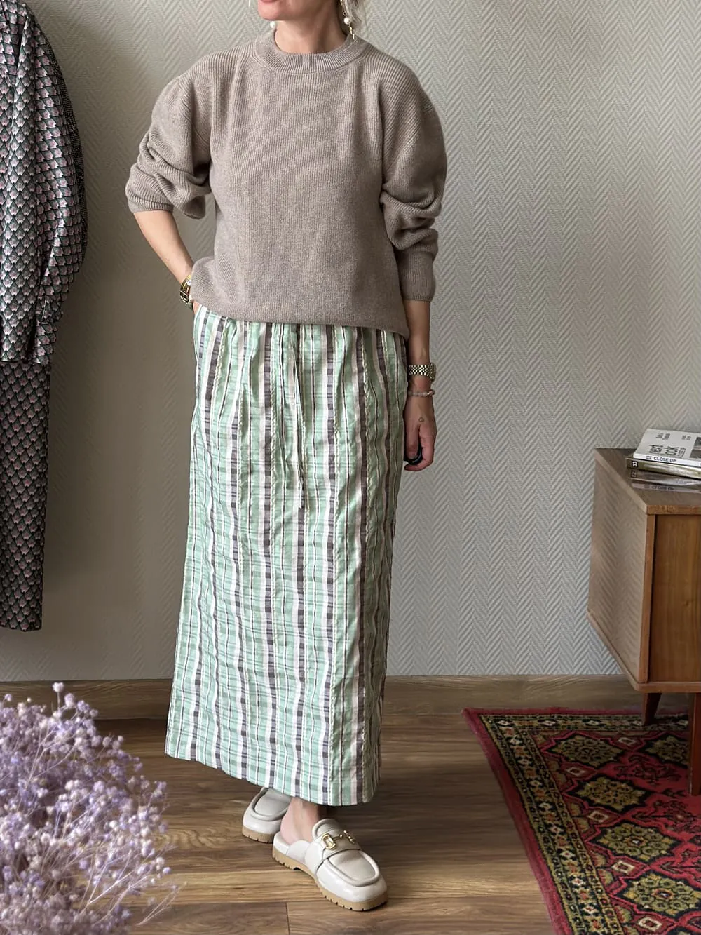 Джемпер Педро из 100% Baby кашемира LoroPiana Джута