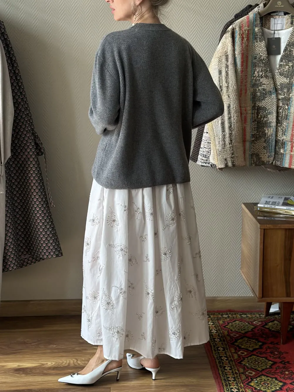 Джемпер Педро из 100% кашемира LoroPiana Классический Серый