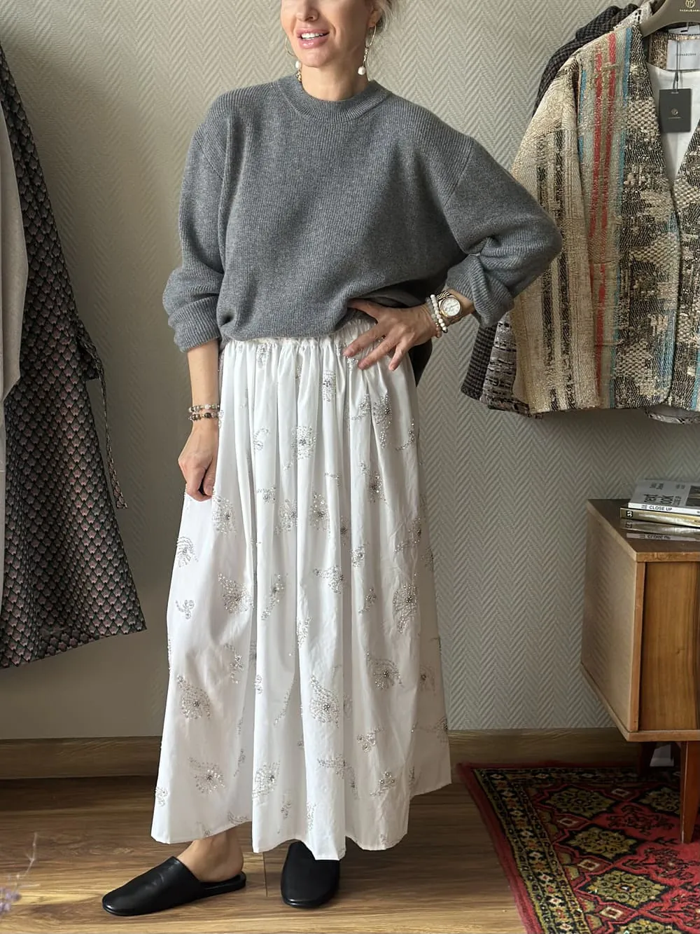 Джемпер Педро из 100% кашемира LoroPiana Классический Серый