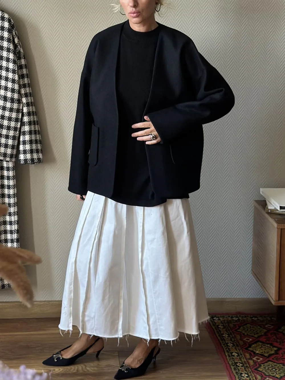 Джемпер Серджио Стандарт из 100% кашемира LoroPiana Черный
