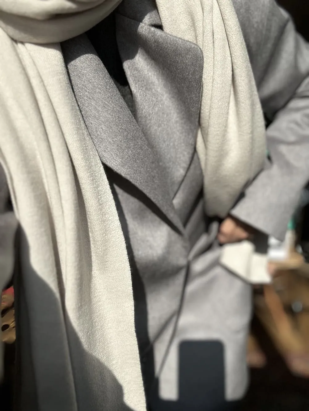 Палантин из 100% кашемира LoroPiana Touchy Perla