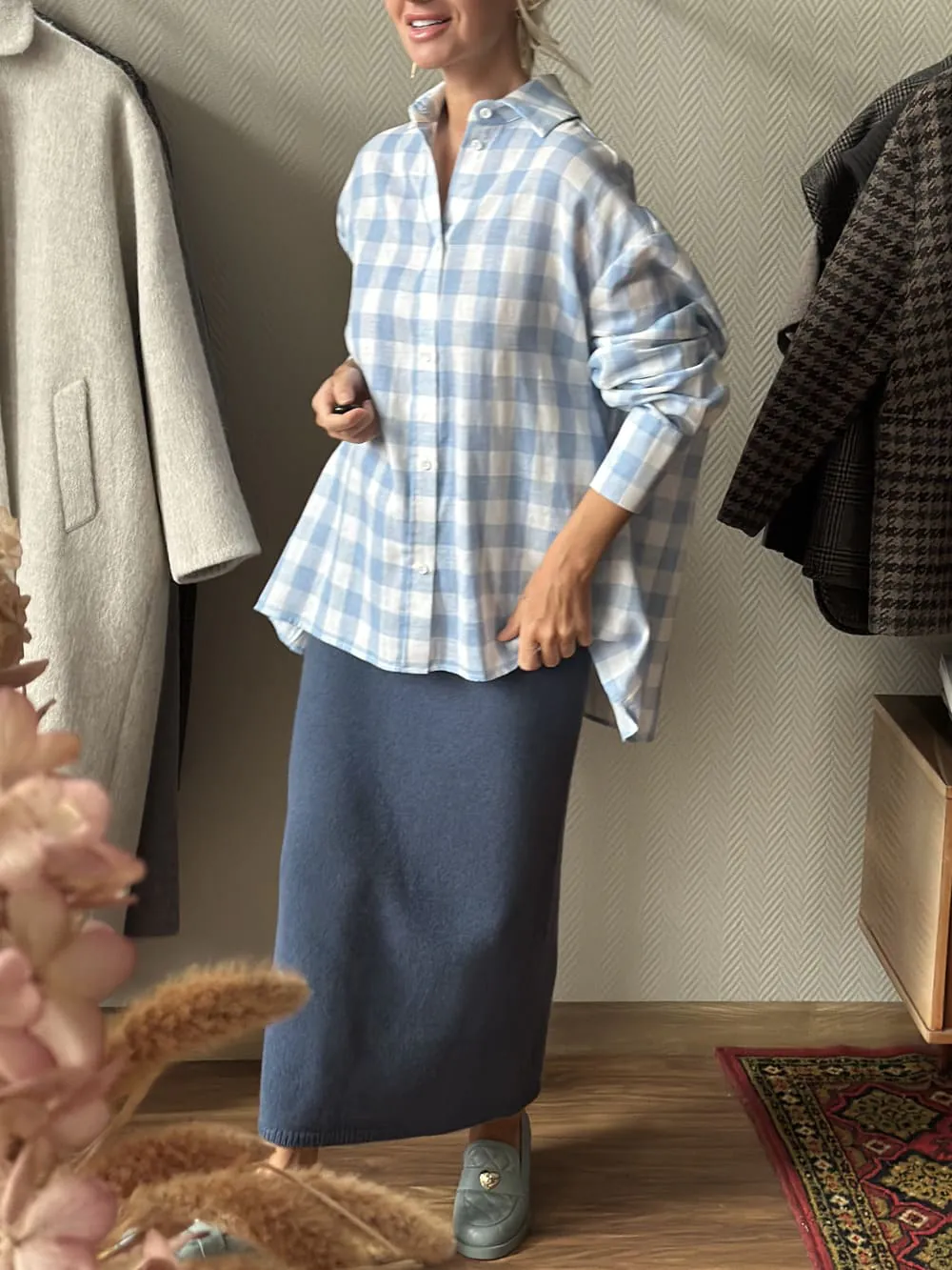 Рубашка из 100% хлопка муслин МиМиМи