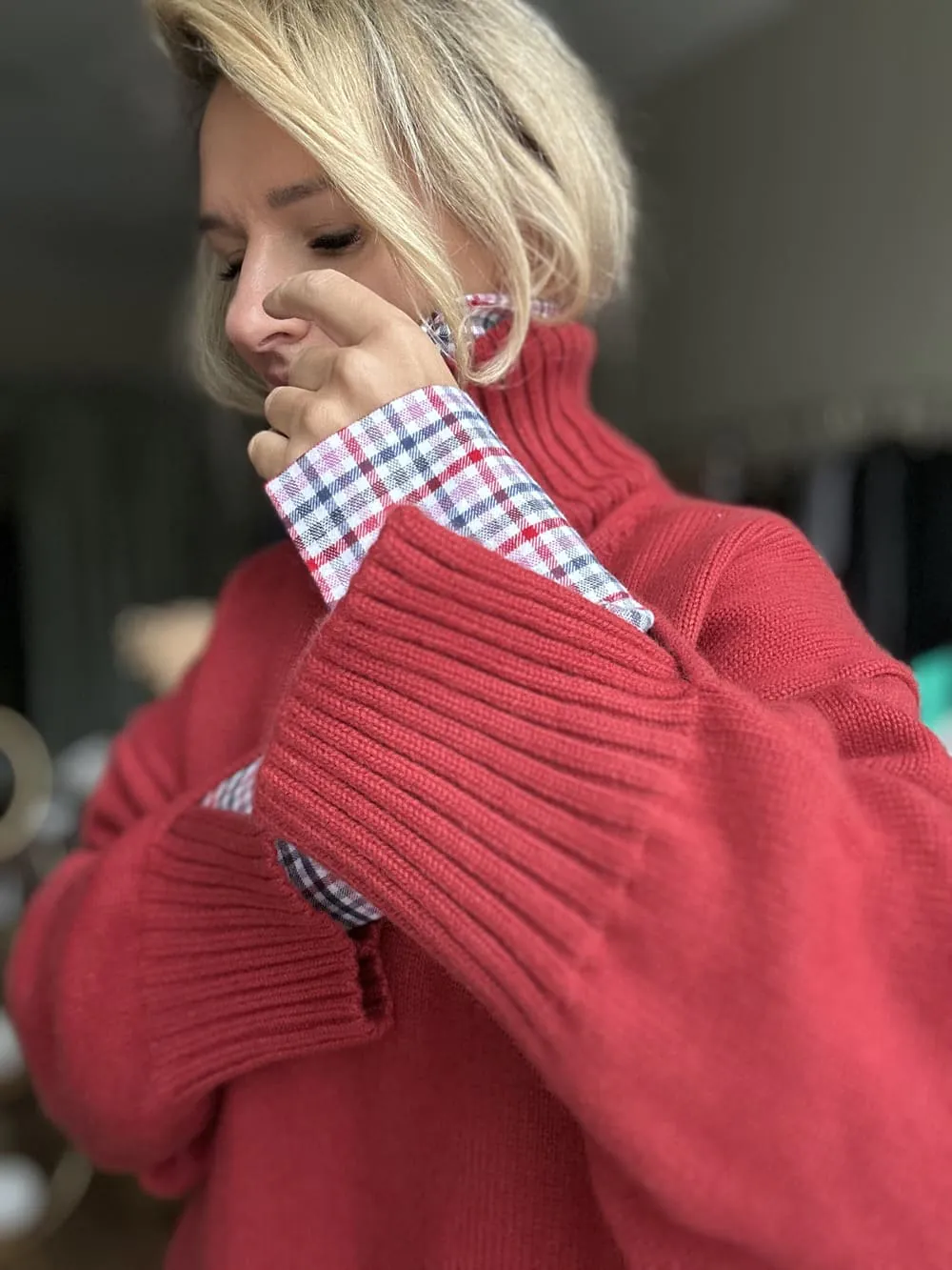 Свитер Оверсайз Таша из 100% Baby кашемира LoroPiana Томат