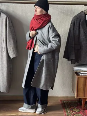 Палантин Lux size из 100% кашемира LoroPiana Tomato