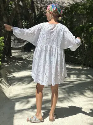 Платье из шитья в цветок Beach Mini