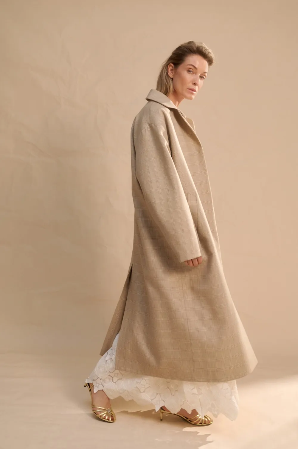 Лекгое пальто из 100% костюмной шерсти Ralph Lauren Вероника Л.
