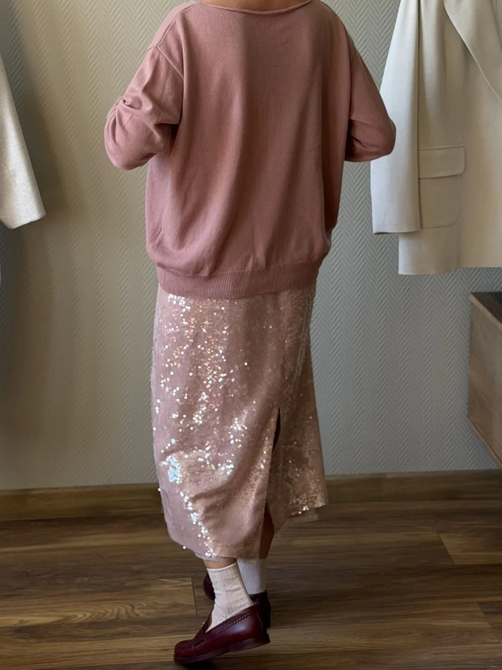 Брюки из шерстяной фланели LoroPiana Какао