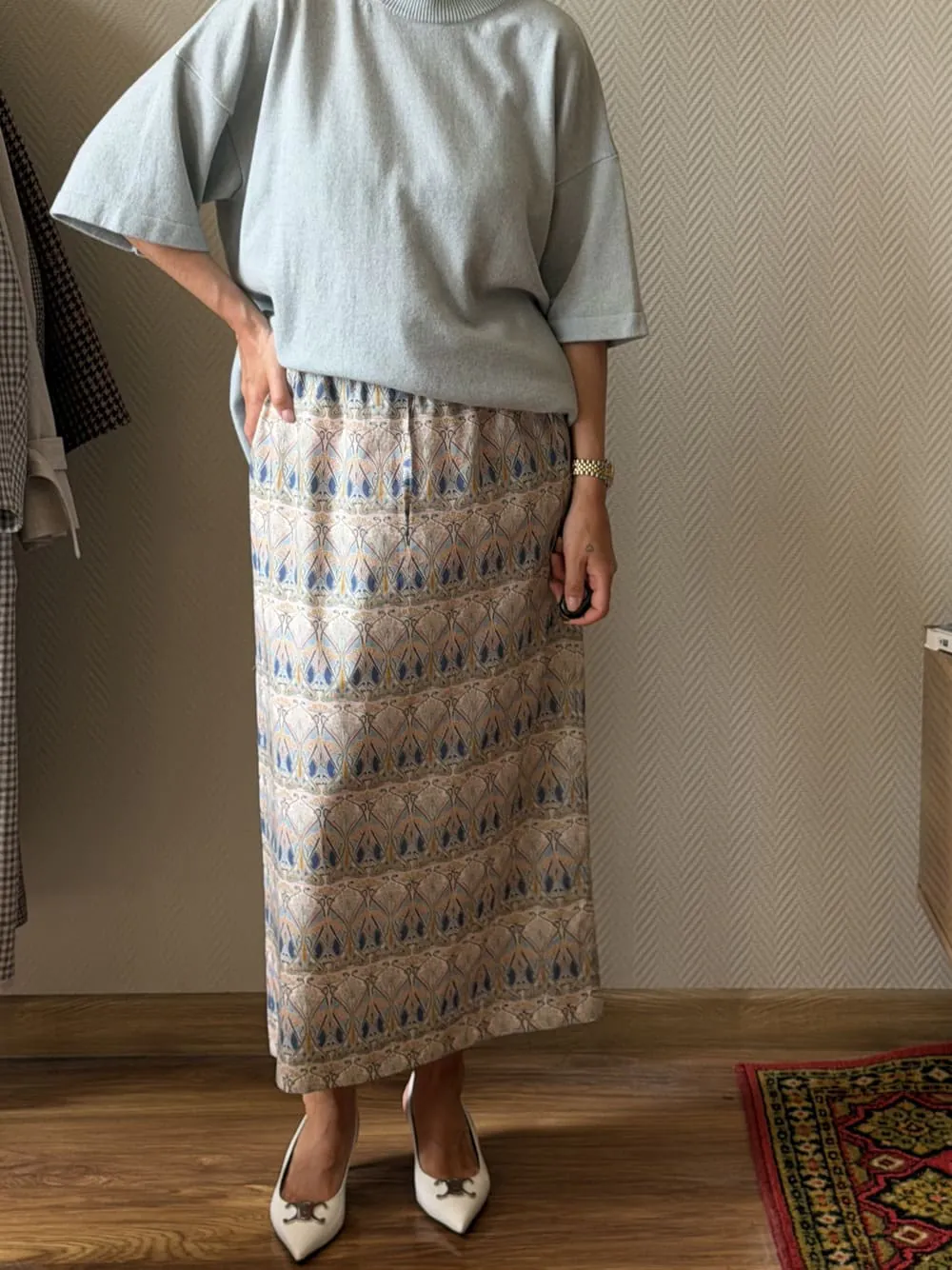 Джемпер Серджио Стандарт из 100% Baby кашемира LoroPiana Небесный Божественный