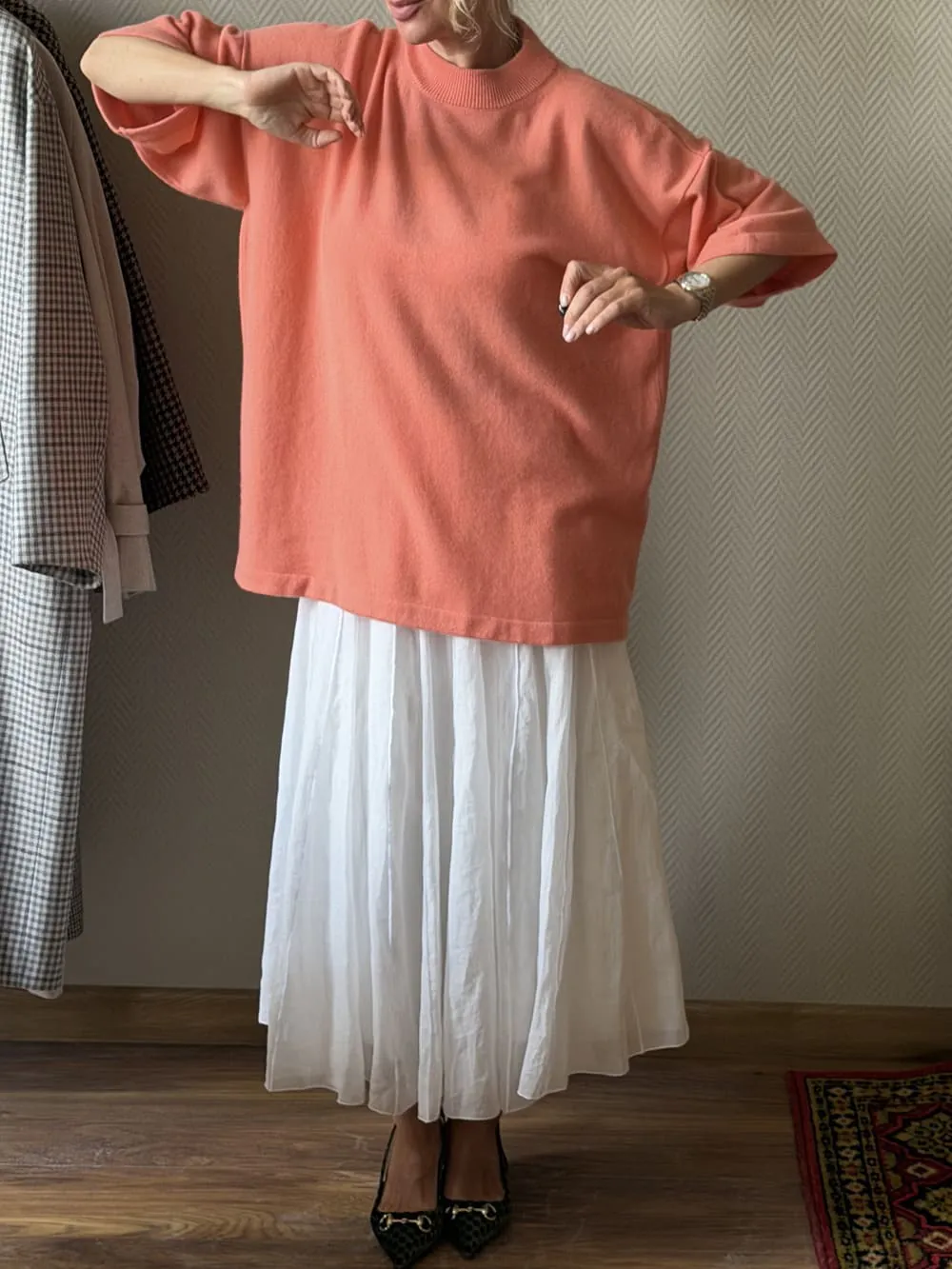 Брюки из шерстяной фланели LoroPiana Тауп