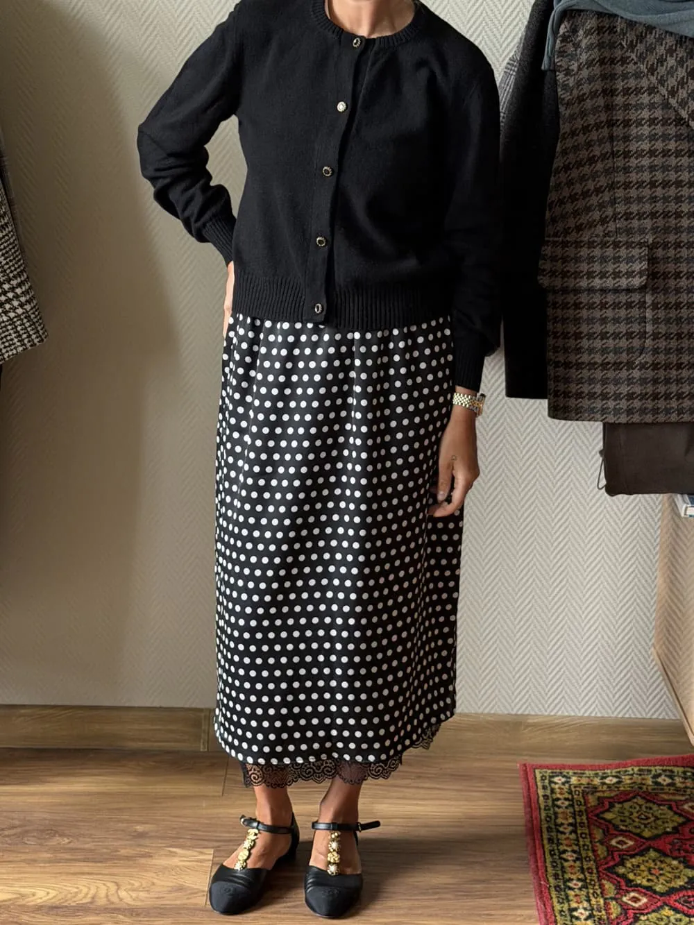 Кардиган из кашемира LoroPiana Мими чёрный